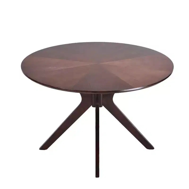 Mesa de comedor redonda negra/marrón/blanca de 80 cm, con tablero de madera, base de metal, con capacidad para 2-4 personas