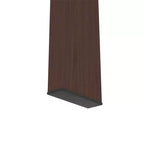 Mesa de centro rectangular de cristal transparente y metal negro con estante inferior