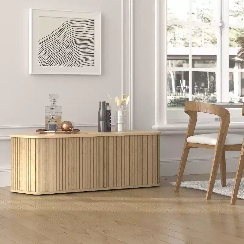 Mueble de TV esquinero de roble negro/roble Oslo/pergamino/nogal real con puertas estriadas, apto para televisores de hasta 50 pulgadas