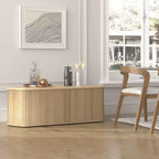 Mueble de TV esquinero de roble negro/roble Oslo/pergamino/nogal real con puertas estriadas, apto para televisores de hasta 50 pulgadas