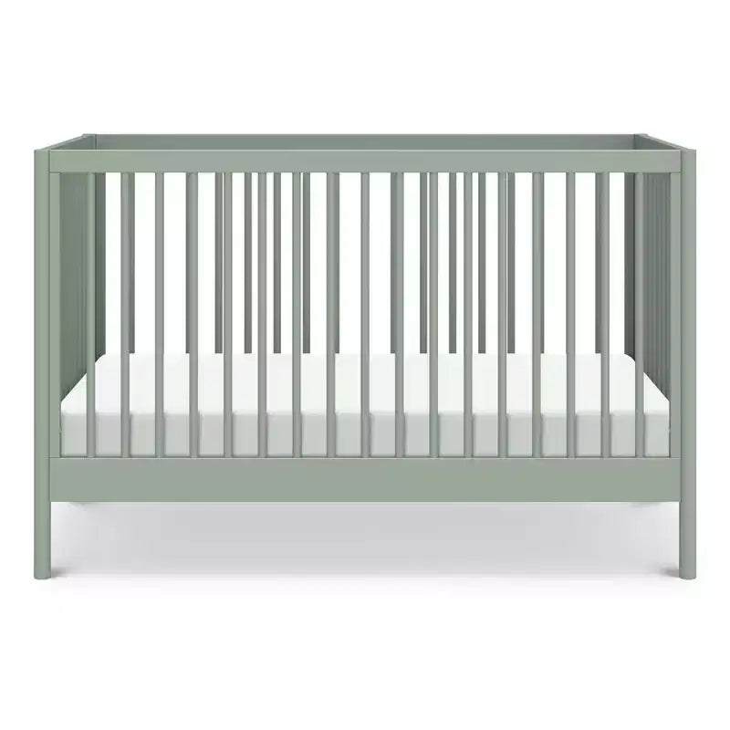 Cuna convertible 3 en 1 - Verde bosque / Miel / Salvia clara / Nogal / Blanca