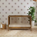 Cuna convertible 3 en 1 - Verde bosque / Miel / Salvia clara / Nogal / Blanca