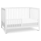 Cuna convertible 3 en 1 - Verde bosque / Miel / Salvia clara / Nogal / Blanca