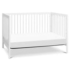 Cuna convertible 3 en 1 - Verde bosque / Miel / Salvia clara / Nogal / Blanca