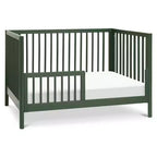 Cuna convertible 3 en 1 - Verde bosque / Miel / Salvia clara / Nogal / Blanca