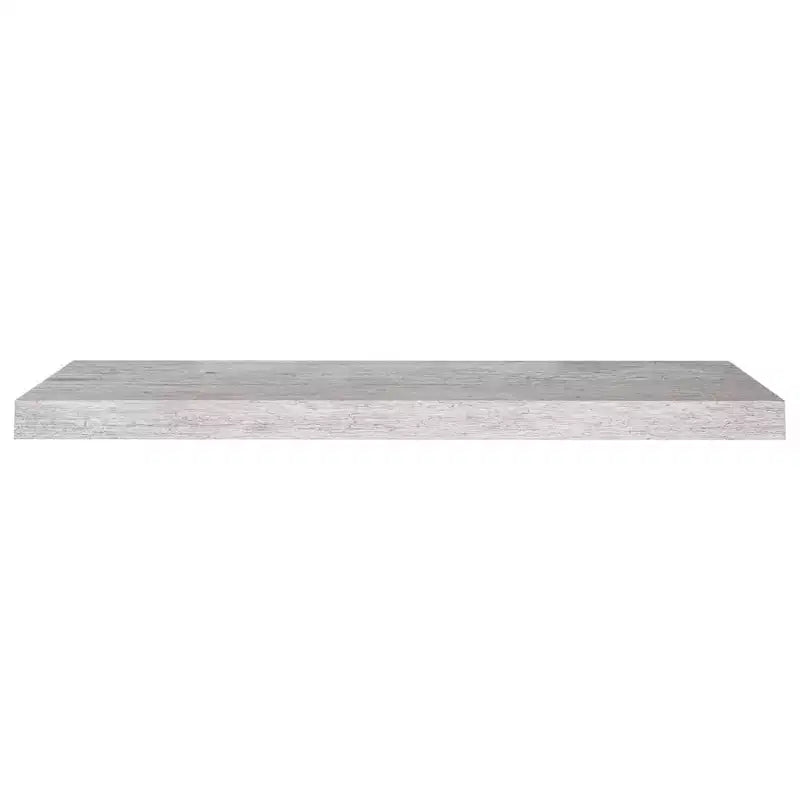 Estante de pared flotante gris, individual, madera MDF, 80 × 23.6 × 3.8 cm