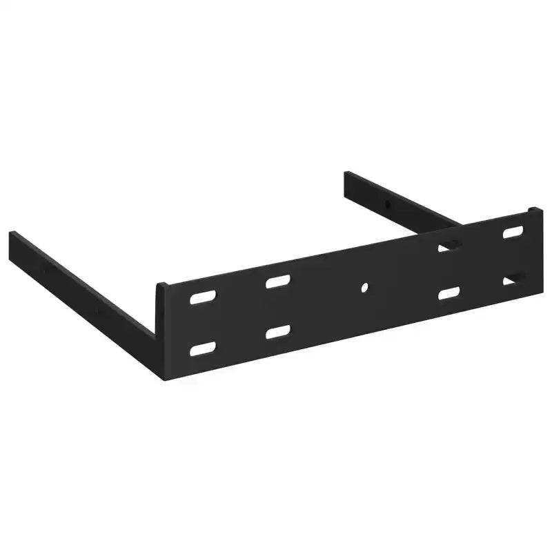 Estante de pared flotante rectangular blanco mate, individual
