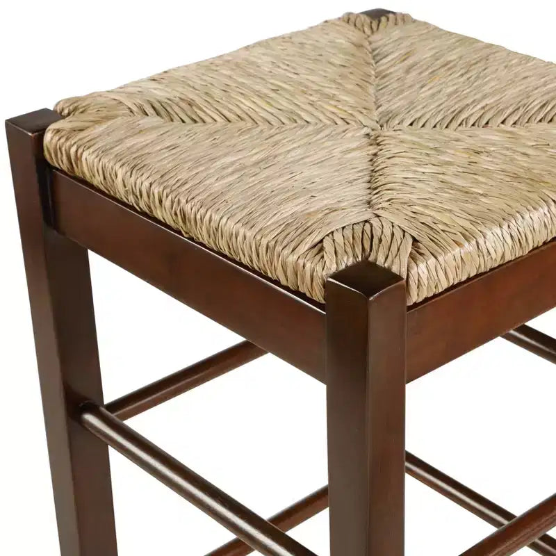 Taburete de mostrador de madera dura Cappuccino Rush Seat - 1 Persona