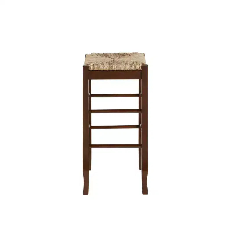 Taburete de mostrador de madera dura Cappuccino Rush Seat - 1 Persona