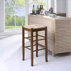 Taburete de mostrador de madera dura Cappuccino Rush Seat - 1 Persona