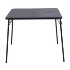 Peakform 34"x 34" Folding Card Table Black